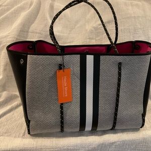 New ‘Haute Shore’ Neoprene Tote with mini pouch and bonus key ring.